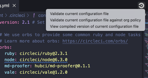 validate config
